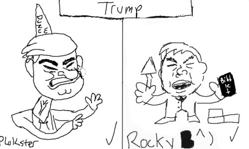 FlockDraw drawings with @rockydraggy! It started out as “draw as best as you can” then devolved into