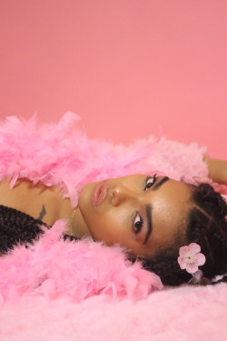 thejennyuine:  powerful in pink ft.model: Martimua: Erin Peastylist: Annie Blandfordphotographer: Jenny Nguyen