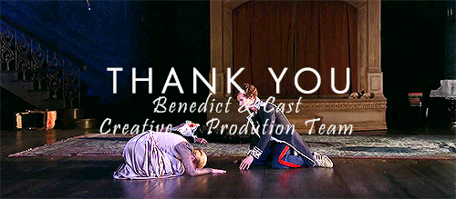 bekah1218:moriartysskull:cumberbatchlives:Goodbye, Sweet Prince - A Tribute to Hamlet Barbican (than