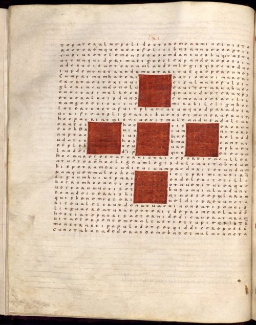 prehistory-for-niemand:― De Raban Maur à l’art contemporain Le codex De Laudibus Sanctae Crucis , I