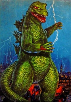 boomerstarkiller67:  Godzilla - art by James