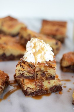do-not-touch-my-food:  Kentucky Derby Pie Chocolate Chip Cookie Bars 
