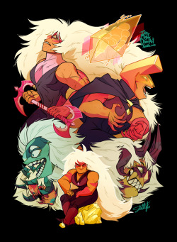 thismightyneed:  This is an altered version of an illustration I made for a zine of jasper that I guess sorta rip us off??? editor end up never again contacting us so we really never knew what went from it, the zine version is at my patreon, it includes