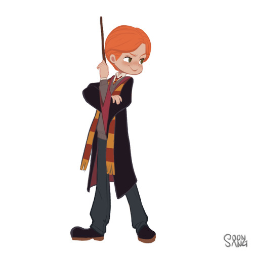 Harry PotterHarry Potter_ Hermione_ Ron Weasley_ Hagridwww.artstation.com/soonsanghong54