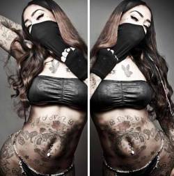 inthemidniteair:  Sexy tattooed ninja  