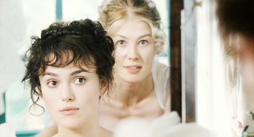 thatwetshirt:Pride & Prejudice (2005)elizabeth + jane