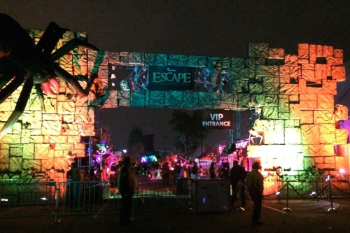 lustingmoon:  coasterfan129:  Escape: All Hallows’ Eve 2014  didn’t care for the lineup but damn the NOS center looks beautiful 