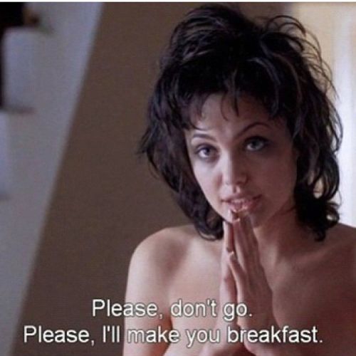 XXX Me af this morning🙏🏽 #angelinajolie photo