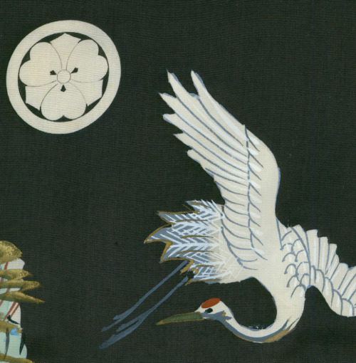 A boy&rsquo;s plain silk miyamairi kimono created for a ceremonial Shinto shrine blessing. The m