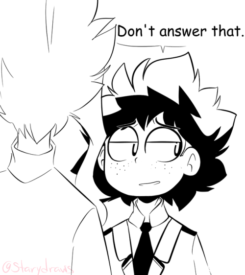starydraws: Worried Dad might. Original quote by @incorrect-bnha