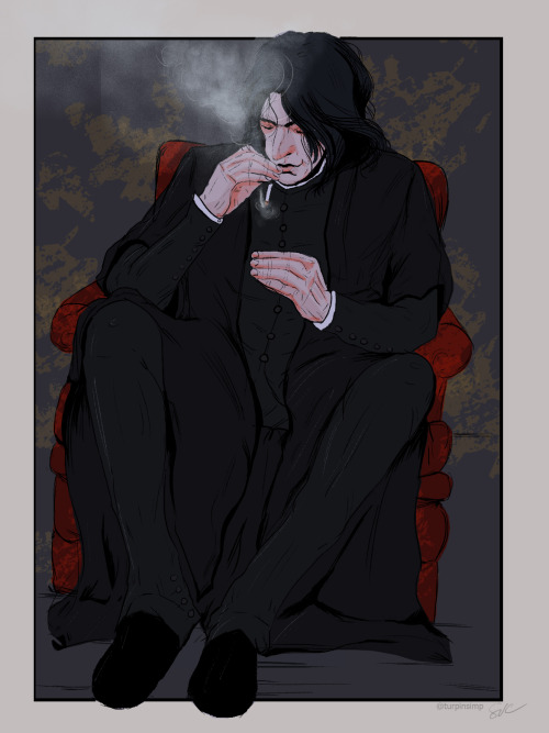 turpinsimp-blog: “Cigarette after Sex“Young Severus Snape smoking grunge type of feels&n