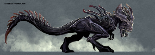 nuderefsarebest:xenomorph rex by nebezial