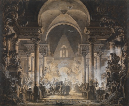 The Tomb of Agamemnon - Louis Jean Desprez 