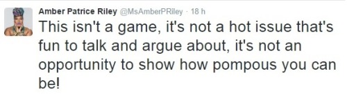 amberrileynews:  Amber Riley tweets about Alton Sterling and #BlackLivesMatter 