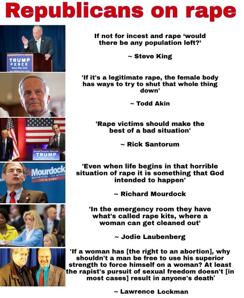 Republicans on rape