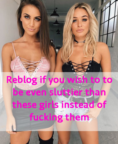 hungrysissywhore - Real men would only think of fucking these...