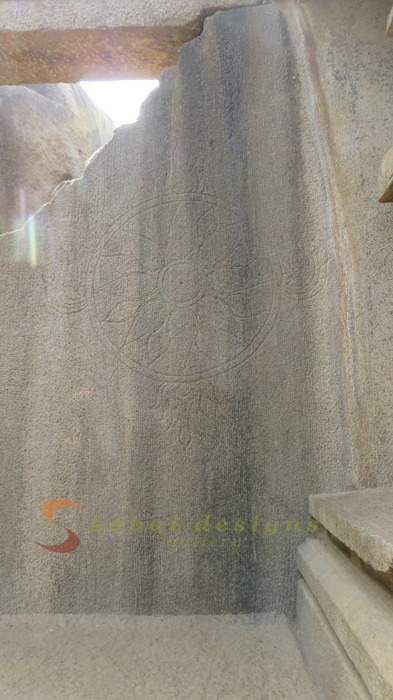 Ancient stone carving in Mahabalipuram, South India.