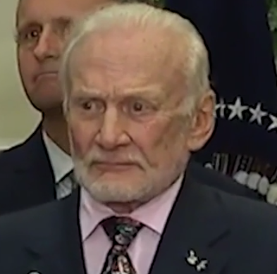 ginathethundergoddess:  skylorennn:  jackironsides:  onlyblackgirl:  basura-official:   teknon:  whoreablejewess:  gluten-free-pussy:   ithelpstodream: buzz aldrin looks like he’s about to tie trump to a rocket and launch him off into space  Do it,