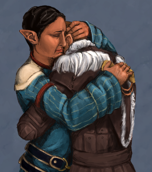 antivantalon:sometimes the only thing I want from Dragon Age is for Alistair to finally get to hug h