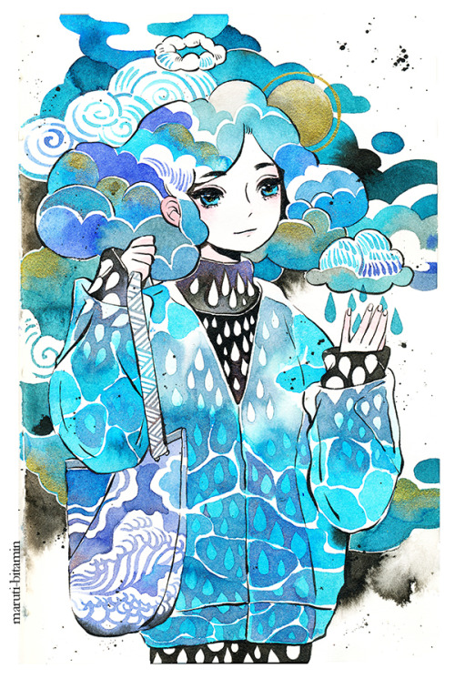 maruti-bitamin:ink + watercolour adult photos