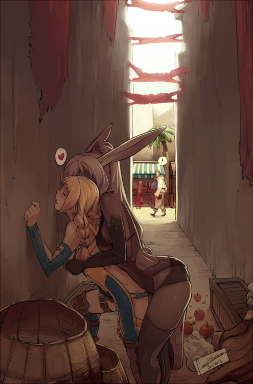 Fantasy Dickgirl Porn - Bunnygirl futa is I've thing, but when it's Fran from Final Fantasy XII, my  cock just melted a little!! Tumblr Porn
