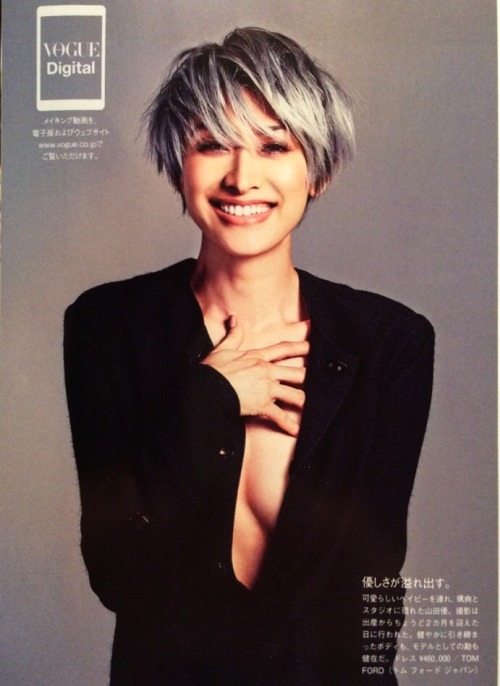 yukawashizu:Vogue Japan March issue 2015 Photographer : Takahiro Ogawa (SIGNO) Stylist : R