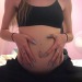 bloatedbelly424:Orb Belly 🤤🤤 My belly is so heavy on my small frame 🤤🤤