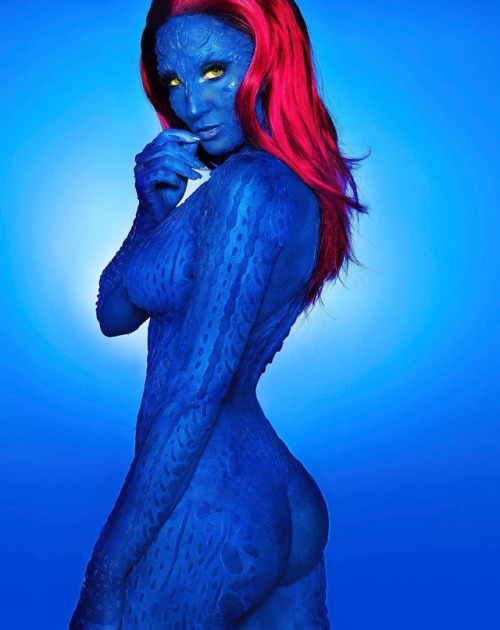 comicbookcosplayvixens: Mystique (movie version) by Holly T. Wolf