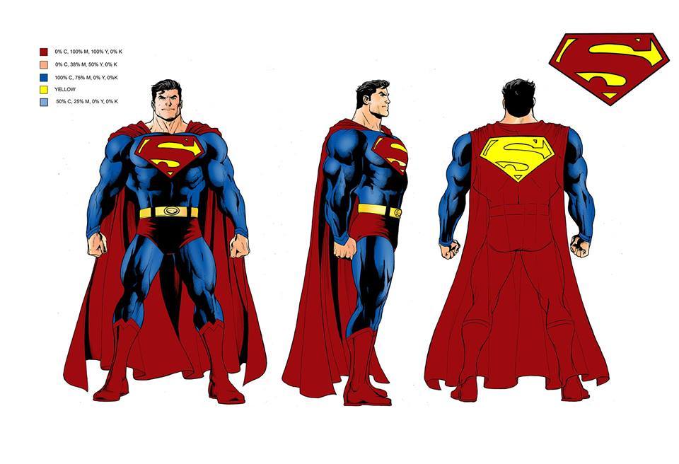 CHARACTER MODEL — Superman by Tom Derenick [ Action Comics #1000 ]