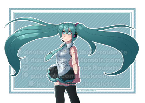 I Drew This For Miku Monday But Only Finished It Now...