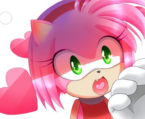 doing something for Valentines ♥ I always wanted to draw this ^^ Amy is in Yandere mode ( ͡° ͜ʖ ͡°)