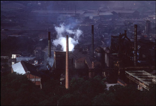 HGBELGIUM. Charleroi. 1981. Metallurgical industry.