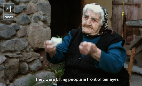 shingeki-no-survivors: armeniangenocidehistory:  Yepraksia Gevorgyan, 110 Armenian genocide: survivors recall events 100 years on  To this day, the quote I read in a survivors biography in 7th grade still haunts me. “Who does now remember the Armenians?” 