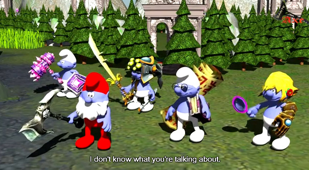 shinbahamut:  Smurf Games  Randomville :  LoL Randomville 1  Video: [X] From :