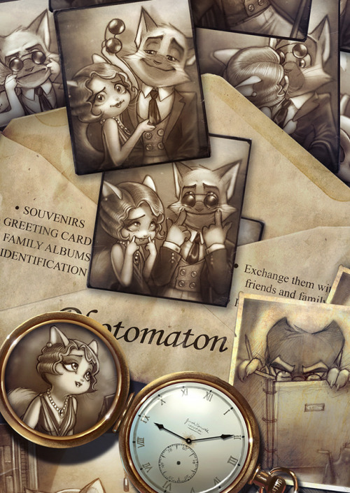 rufftoon:lackadaisycats:I just got around to updating the old Scrapbook artwork with new “photos”, r