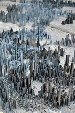 stunningpicture:  A city made of staples.