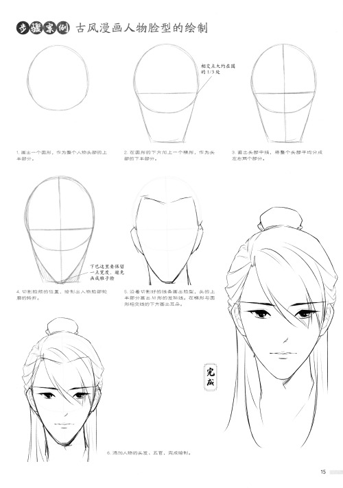 Ancient Style Manga Material Book Cartoon Character Hairstyle Clothing Comic Coloring Basic Techniqu