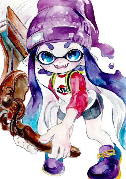 hype-kaminari-kun:    X / X / X / X / X / X /                               X /                               X /                               X  Splatoon Artworks By うちゃま on Pixiv  ** Permission was granted by the artist to upload this submission!