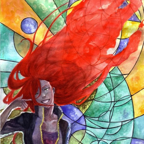 One of my old OC’s S. Lilly. I kind of miss watercolors. I still haven’t opened watercol