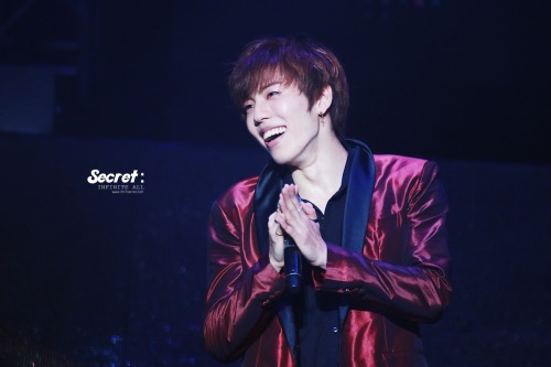 DONGWOO @ 2015 INFINITE 2nd World Tour ‘INFINITE EFFECT’ in Shanghai 151121 Cr. 비밀 :DO N
