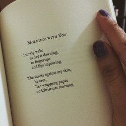 langleav:  karlaxtina:  Mornings with You