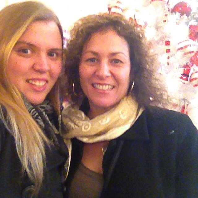 Me and mom #macys #xmas #ornaments #tree #parent #selfie #love #happy #winter #blonde