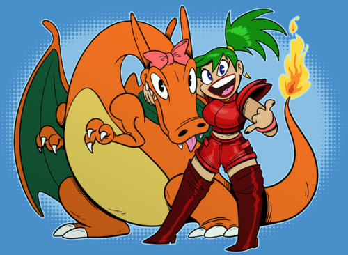 Rad Charizard lady! (She wasn&rsquo;t all that rad in the TV show. She was actually quite discip