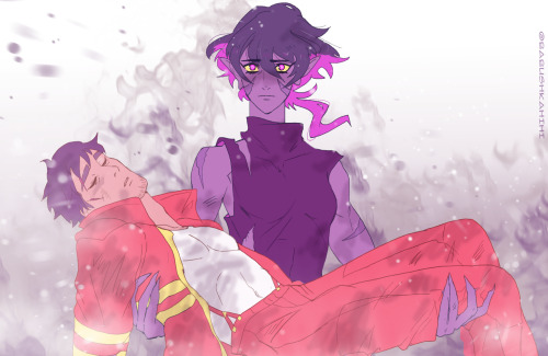 babushkahihi:Krolia moves back in time through a quantum abyss. She is trying to save her lover from