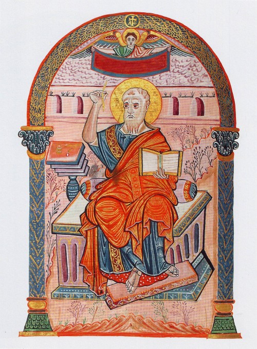 Illuminations from the Gero-Codex, the oldest manuscript of the Reichenau school of illumination, c.