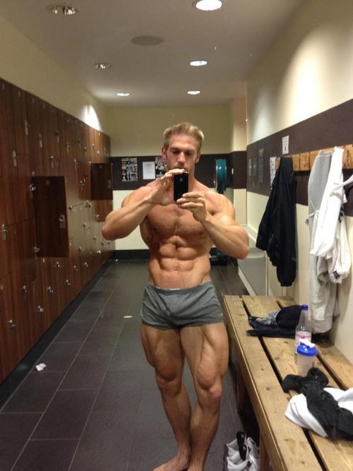 lockershots:  Give your favorite muscle a workout at lockershots.tumblr.com punisher-nyc:    Adam Charlton   