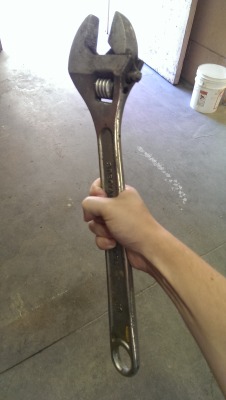kwisatzhaderock:  h-a-r-p-o:  what could you possibly need wrenches this size for  rpg melee weapon 