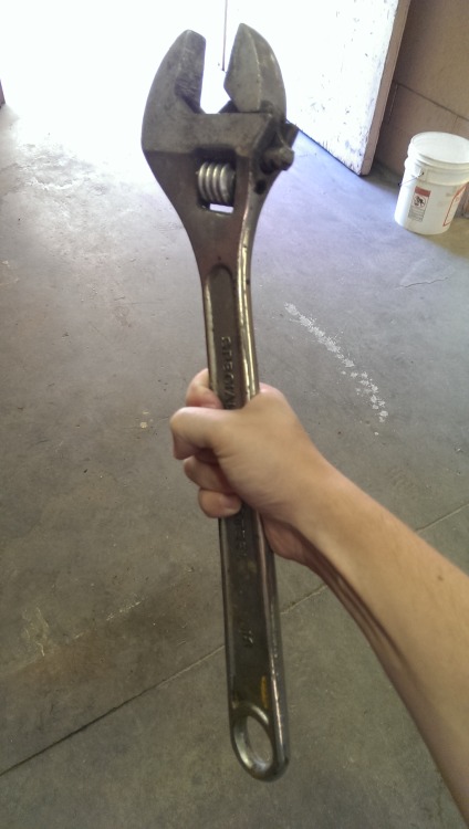 thejudge:  kwisatzhaderock:  h-a-r-p-o:  what could you possibly need wrenches this size for  rpg me
