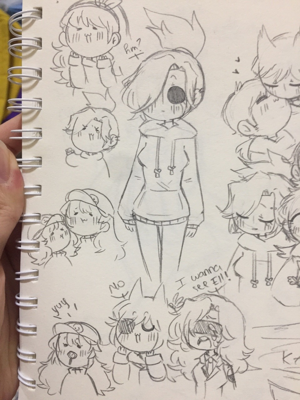 long-melonne:  I’m back to school… Again, so yeah This is my doodles in a week