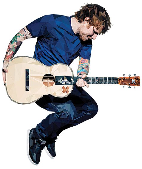 littlebitofbass:  Design by Suzanne Waters for Ed Sheeran’s 2015 Wembley merch. [x]